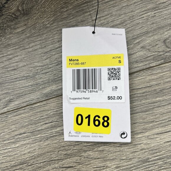 Jordan Fleece Shorts Size Small Mens Red Brooklyn Standard Fit $52 - Picture 11 of 11